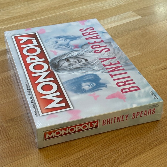 Monopoly BRITNEY SPEARS Board Game 2022 Collector's Edition - New / Sealed - Picture 5 of 8